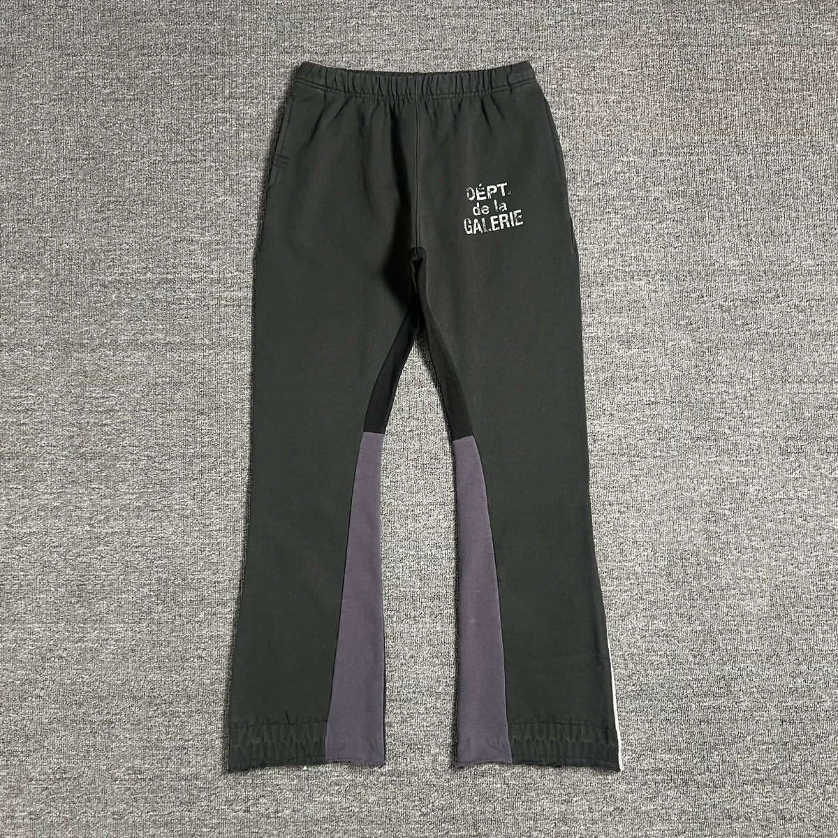 Gallery Dept. Flare Sweatpants Vintage color blocking patchwork sports sweatpants micro flared pants