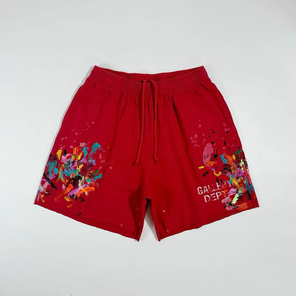 GALLERY DEPT. INSOMNIA SHOPTS Ink Splashed Dirty Washed Old Hairy American High Street Shorts