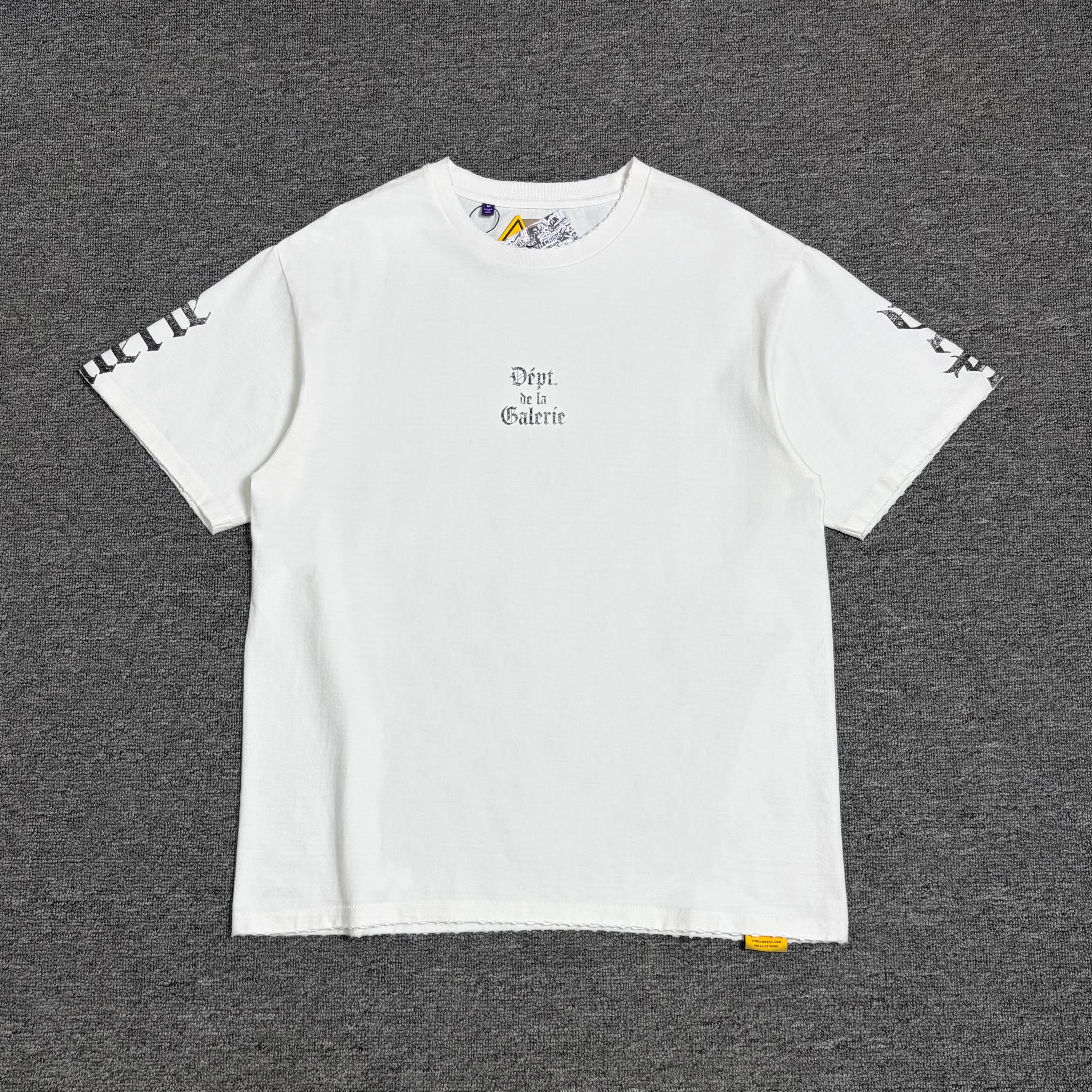 GALLERY DEPT.LOGO-PRINT COTTON-JERSEY T-SHIRT vintage high street short sleeved shirt