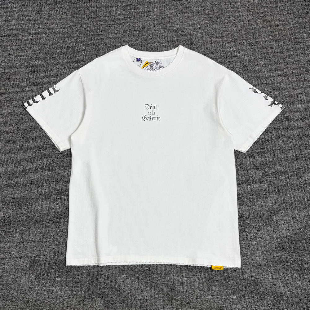 GALLERY DEPT.LOGO-PRINT COTTON-JERSEY T-SHIRT vintage high street short sleeved shirt