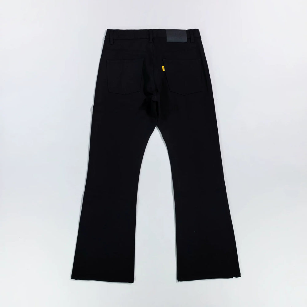 GALLERY DEPT LOGAN POLY FLARE Black and White Striped Ribbon American Retro Micro Horn Pants