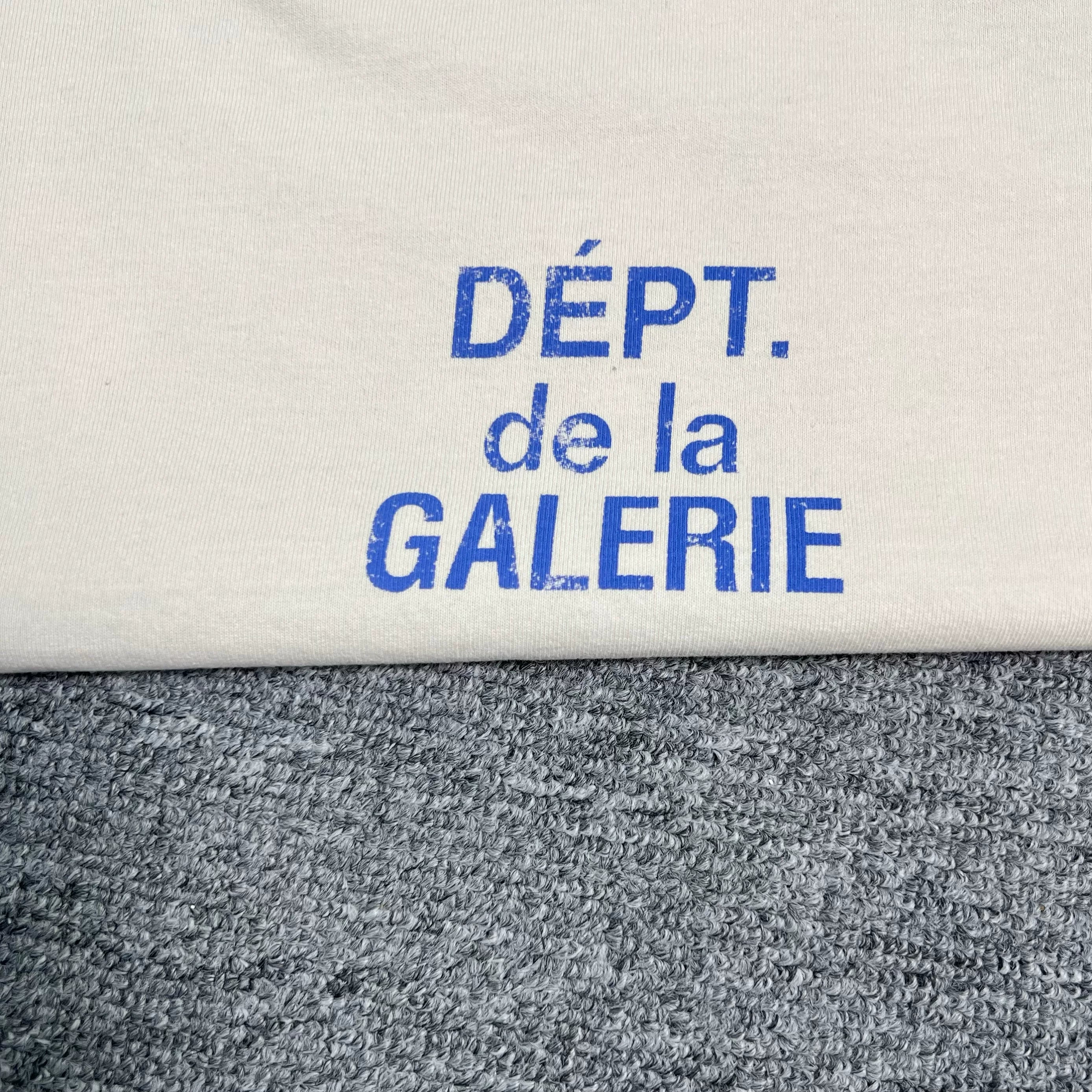 GALLERY DEPT. French T-shirt with French logo letter print short sleeved shirt for both men and women
