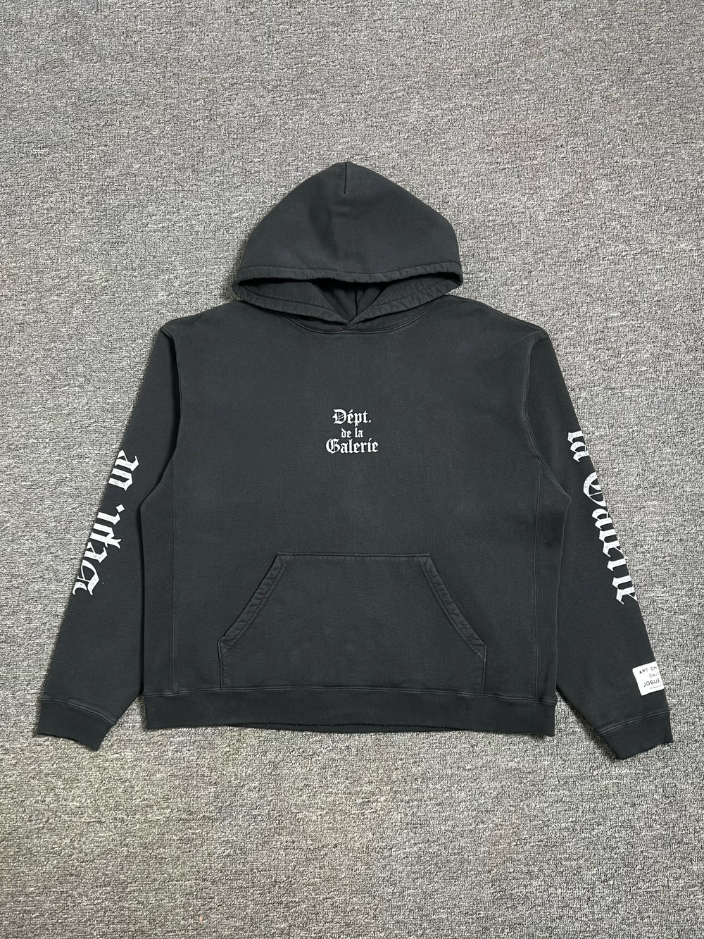 GALLERY DEPT. FRENCH LOGO OLD E HOODIE French alphabet vintage hoodie sweatshirt