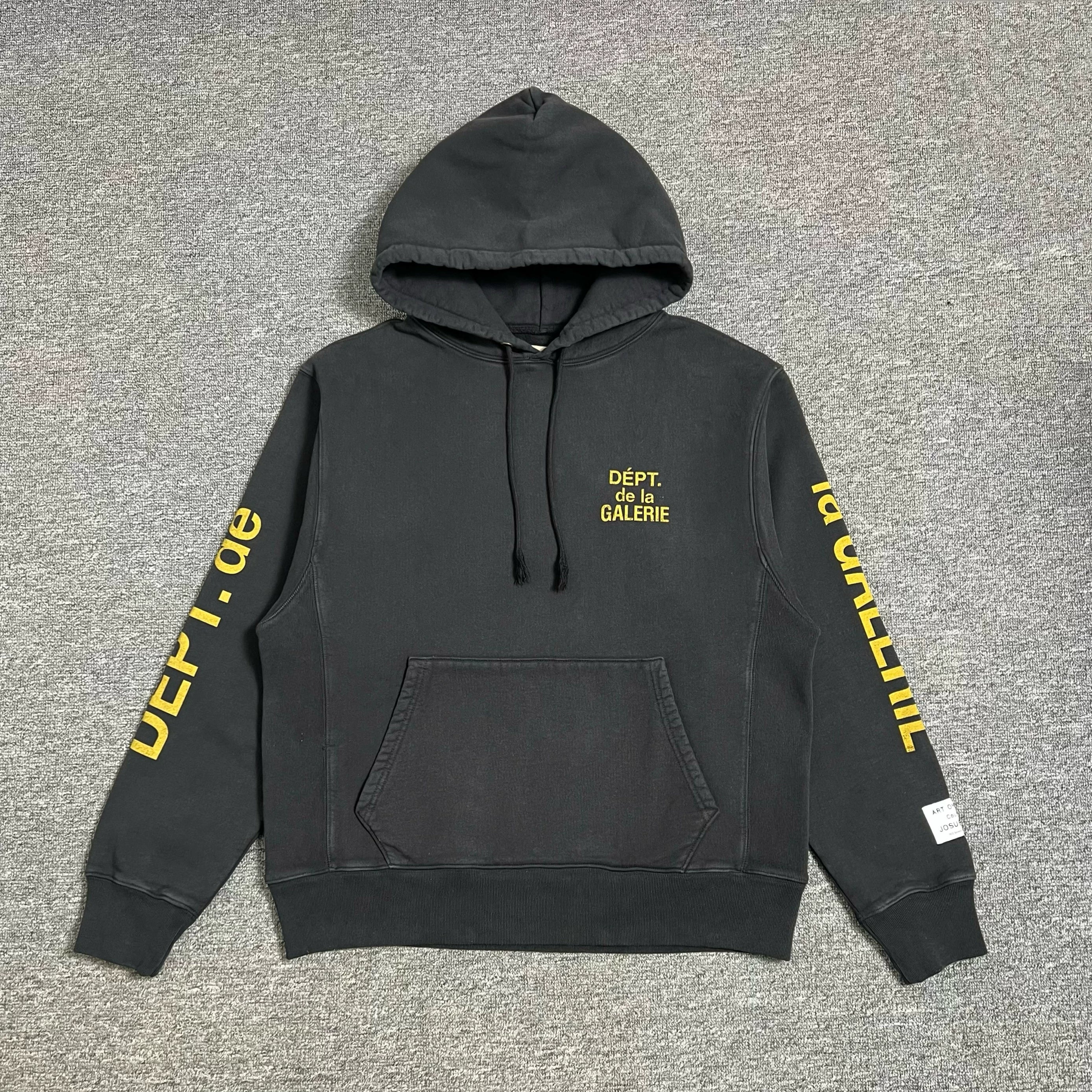 Gallery Dept. De la Galerie Hoodie French letter printed hoodie high street sweatshirt