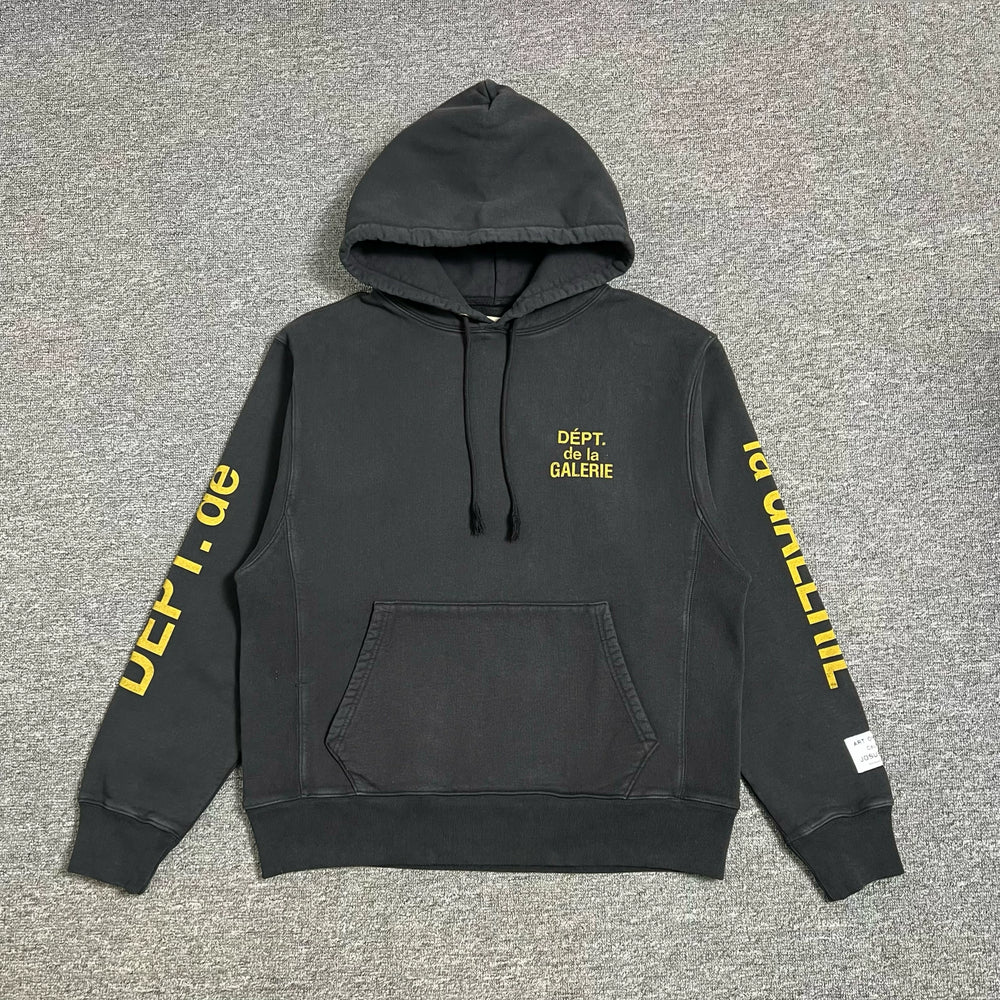 Gallery Dept. De la Galerie Hoodie French letter printed hoodie high street sweatshirt