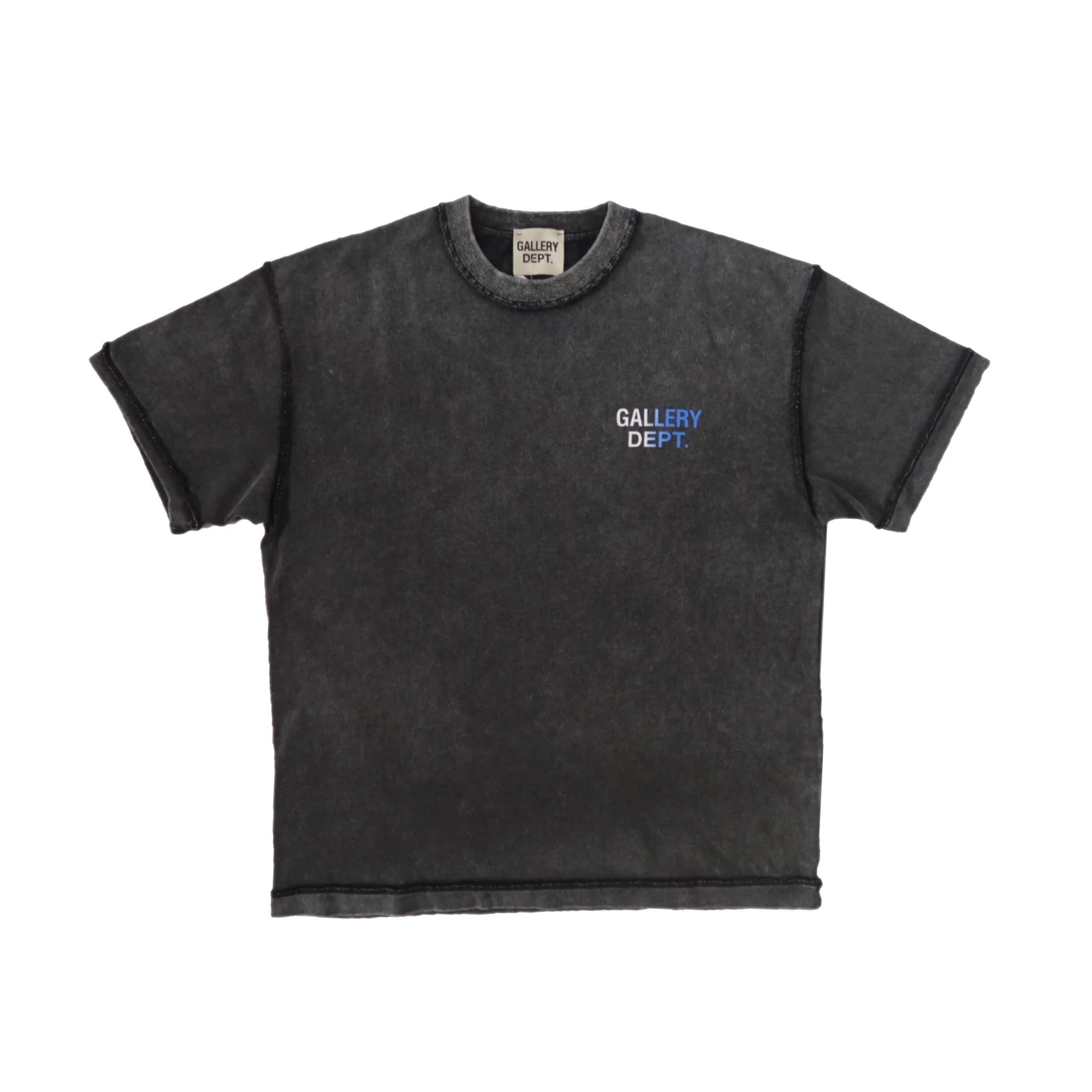 gallery dept new retro gradient print loose casual short-sleeved T-shirt trendy