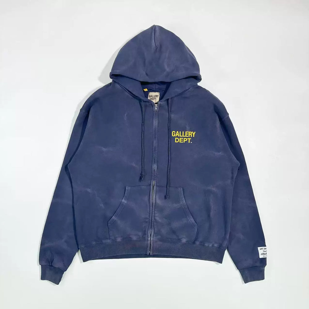 GALLERY DEPT Water Wave Hoodie Jennie Lisa's Same Style Youth Pop Cardigan Hoodie Coat