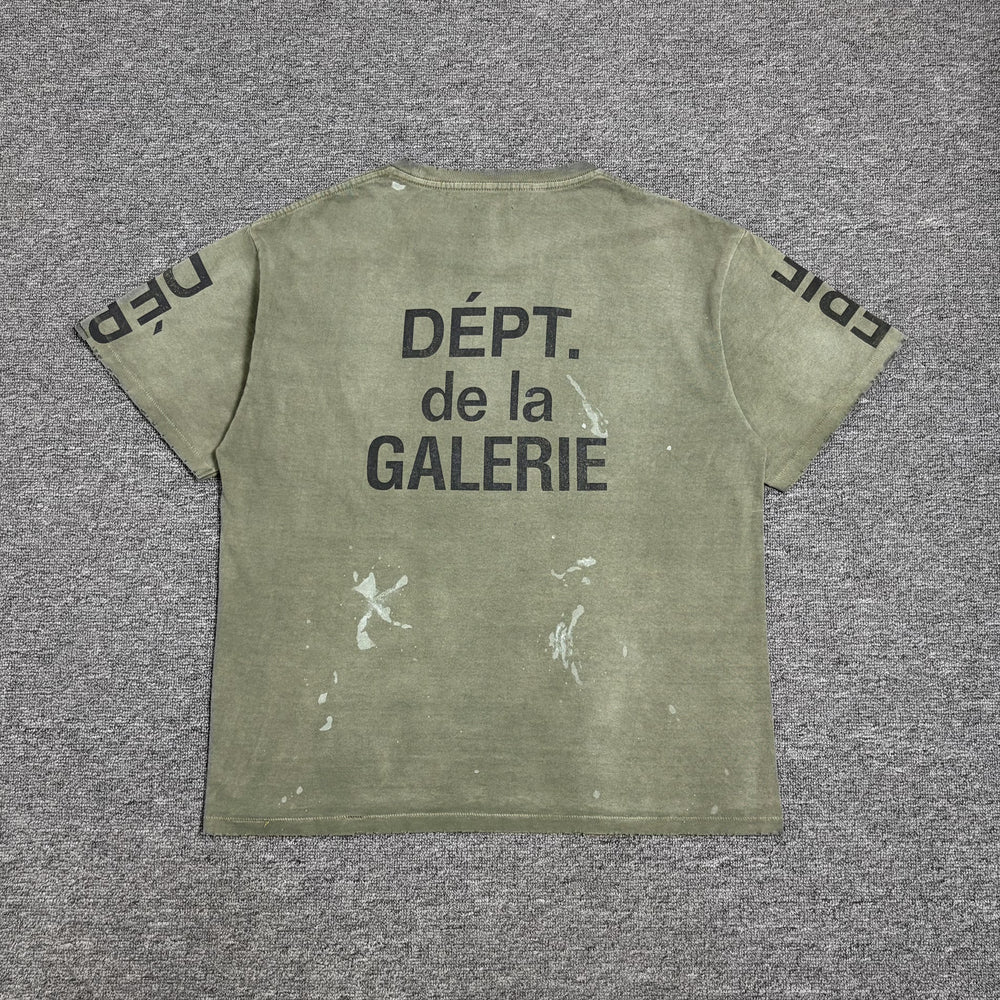 Gallery Dept. Painted French Collector T-shirt painted in French short sleeved T-shirt