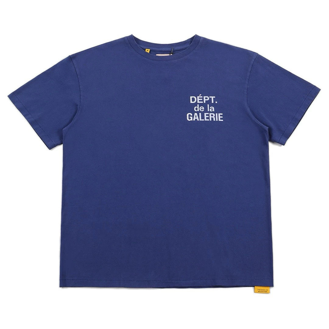 GALLERY DEPT. Washed French Logo Vintage Tee French Washed Retro T-shirt