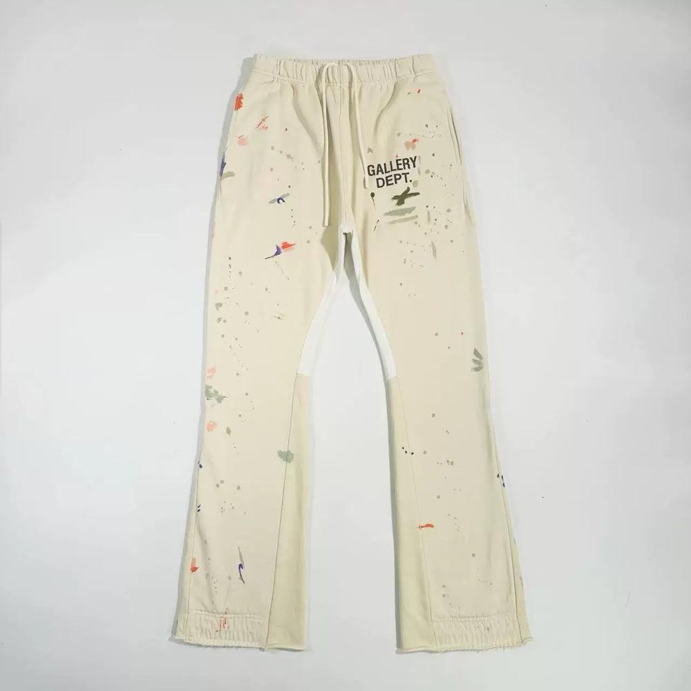 GALLERY DEPT. PAINTED FLARED SWEATPANT High Street Guard Pants