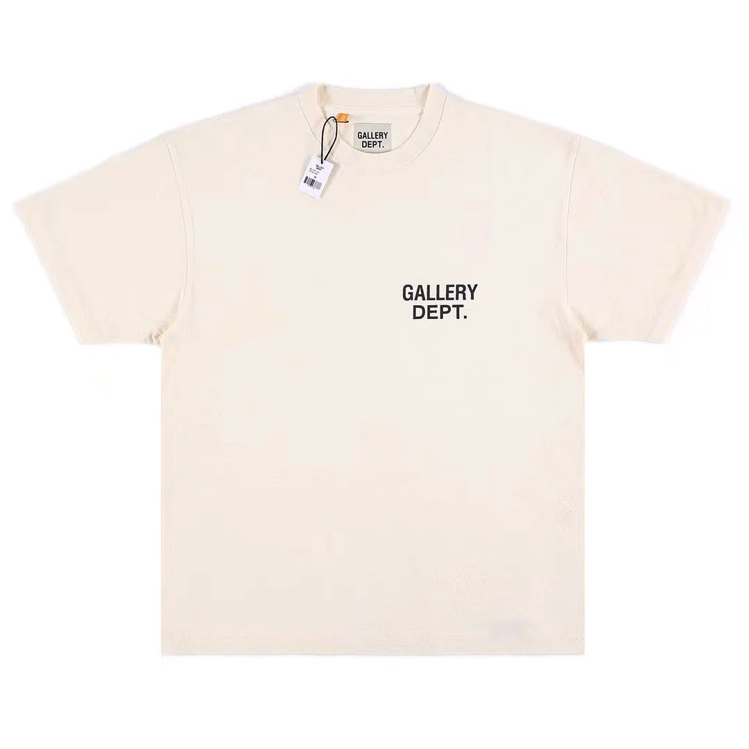 GALLERY DEPT. Souvenir Vintage Tee Hollywood letter washed short sleeved trendy men and women