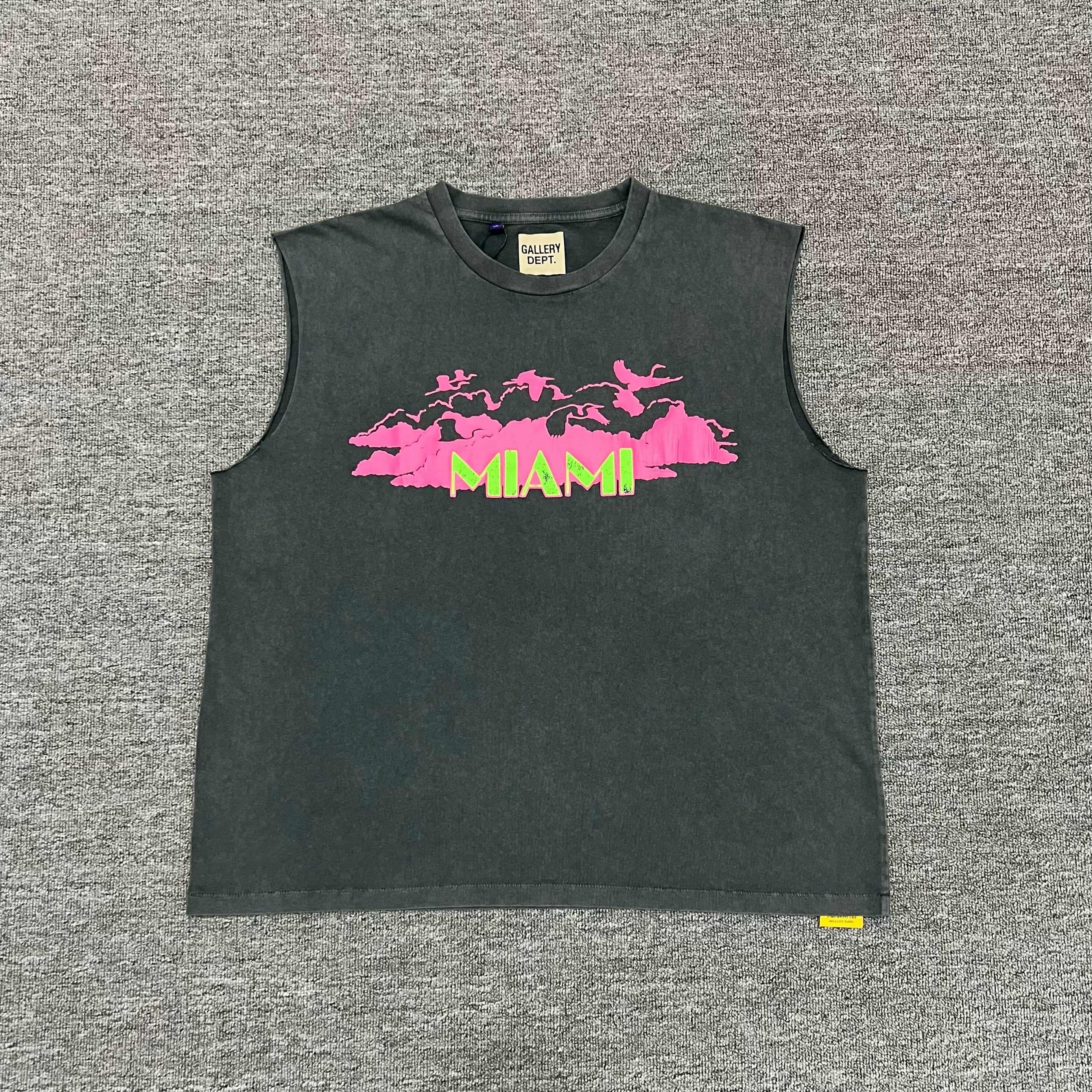 GALLERY DEPT. Collins Sleeveless Printed Tank Miami Sleeveless Tank Top