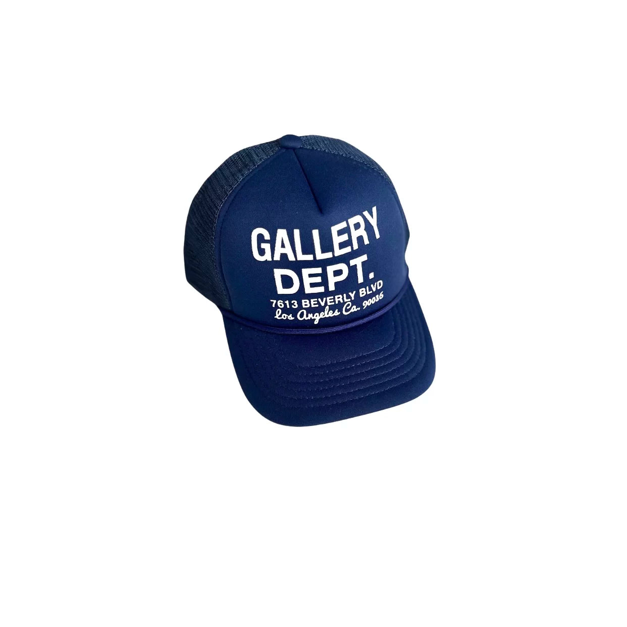 Gallery Dept Independent American Retro Vintage Washed Alphabet Printed Mesh Hat Truck Driver Hat Male