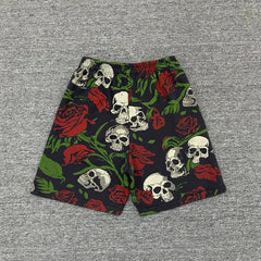 GALLERY DEPT.EDSKI SHORTS Printed Shorts ATK STACKED Skull Shorts