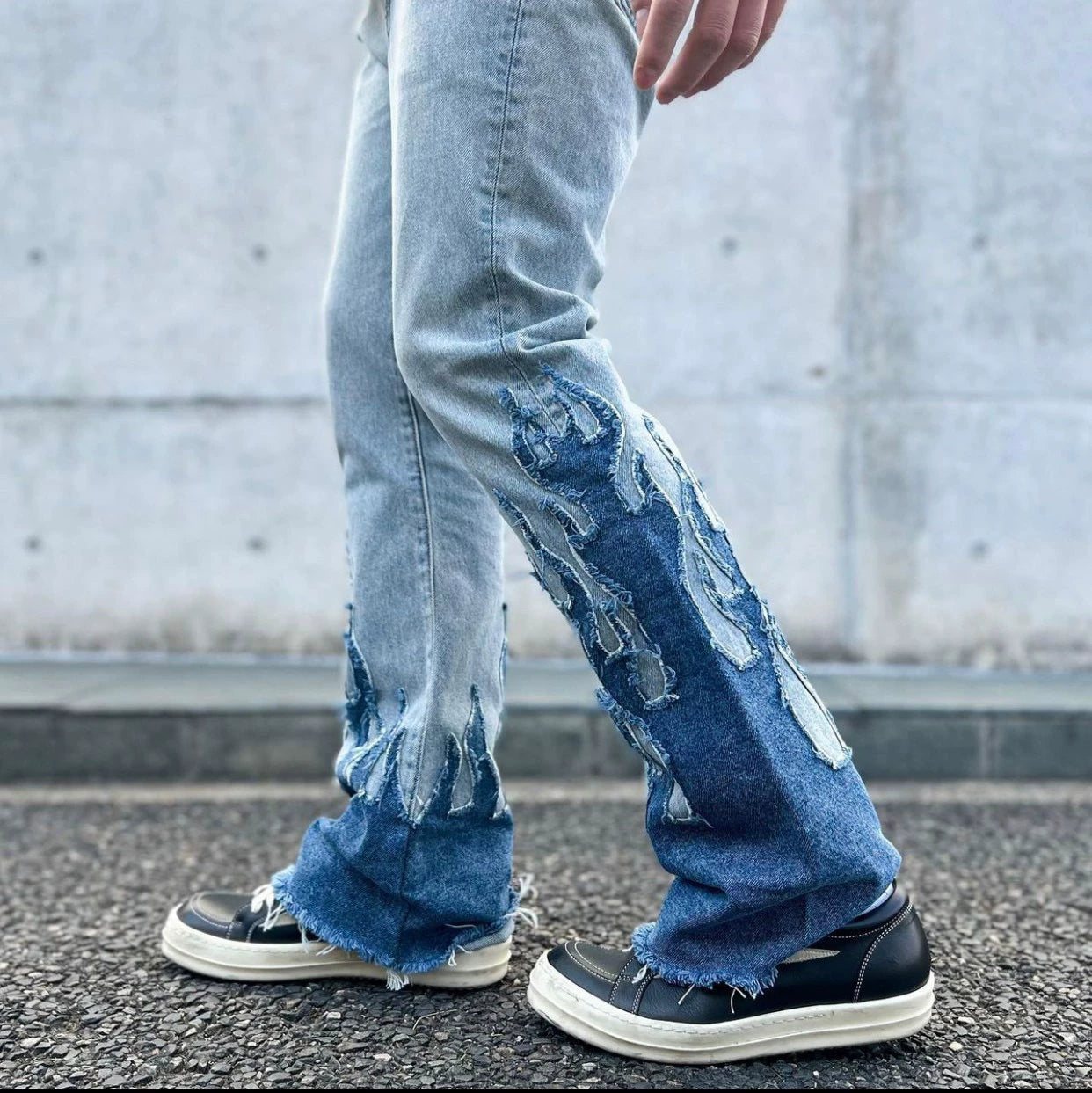 Gallery Dept la blvd flare flame micro flared jeans