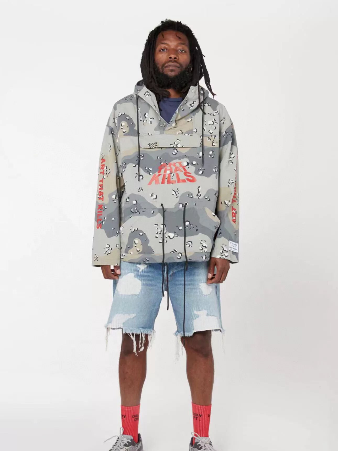 GALLERY DEPT. ATK ANORAK 气泡沙漠迷彩高街连帽风衣冲锋衣外套