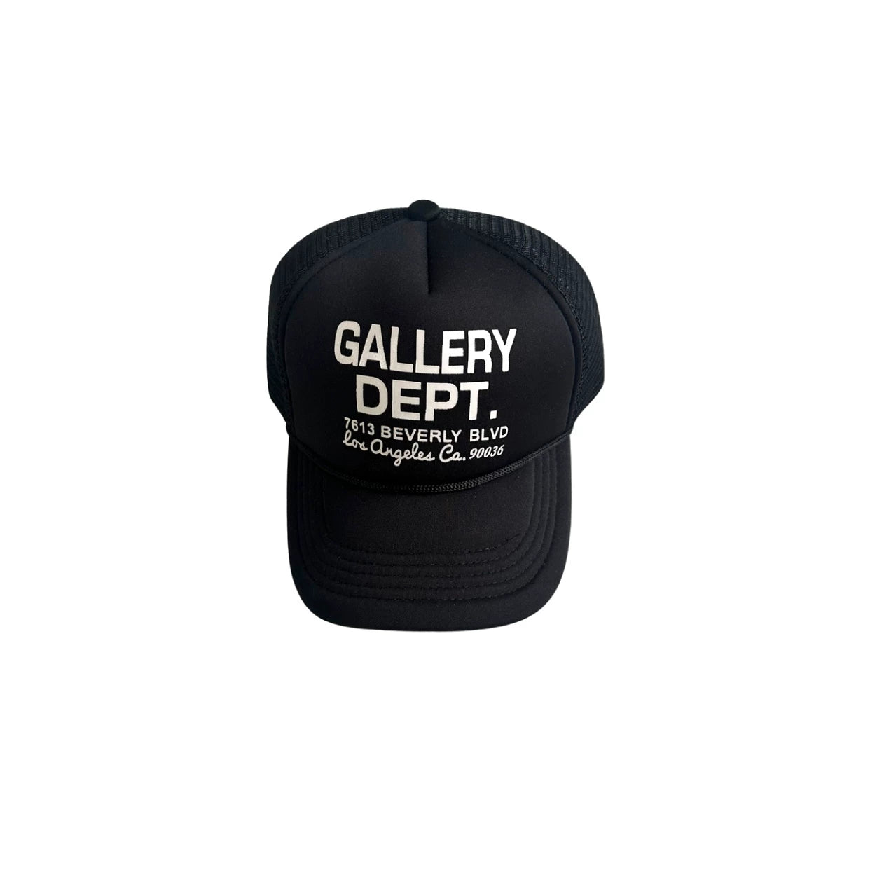 Gallery Dept Independent American Retro Vintage Washed Alphabet Printed Mesh Hat Truck Driver Hat Male