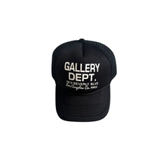 Gallery Dept Independent American Retro Vintage Washed Alphabet Printed Mesh Hat Truck Driver Hat Male