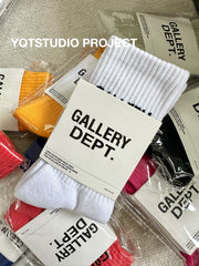 GALLERY DEPT 23AW Socks American Retro Coarse Thread Socks Mid Tube Men's and Women's Couple Style Trendy