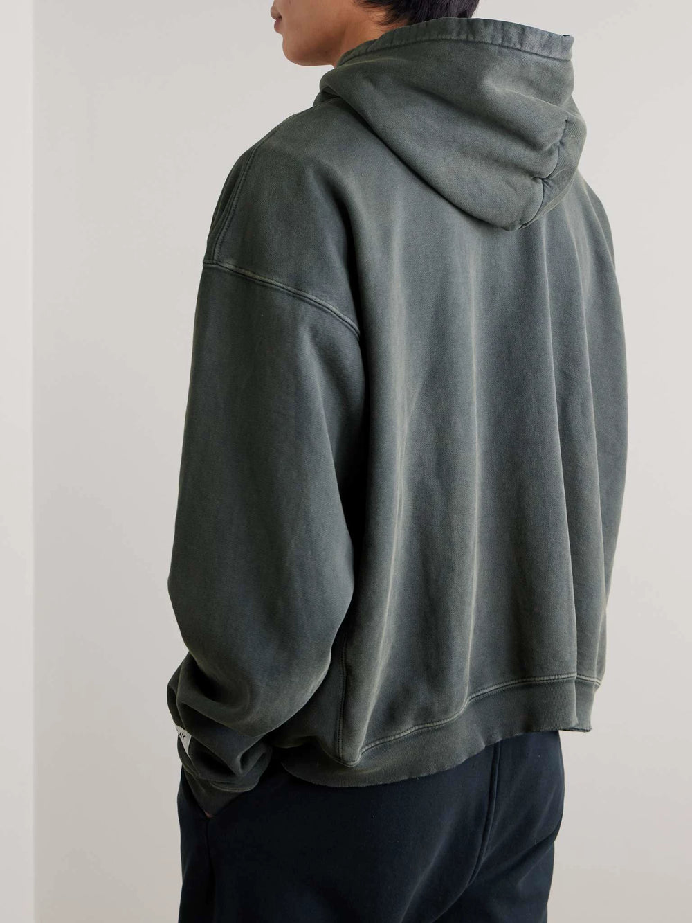 Gallery Dept. Logo Print Cotton Jersey Hoodie 3D French OS Hoodie