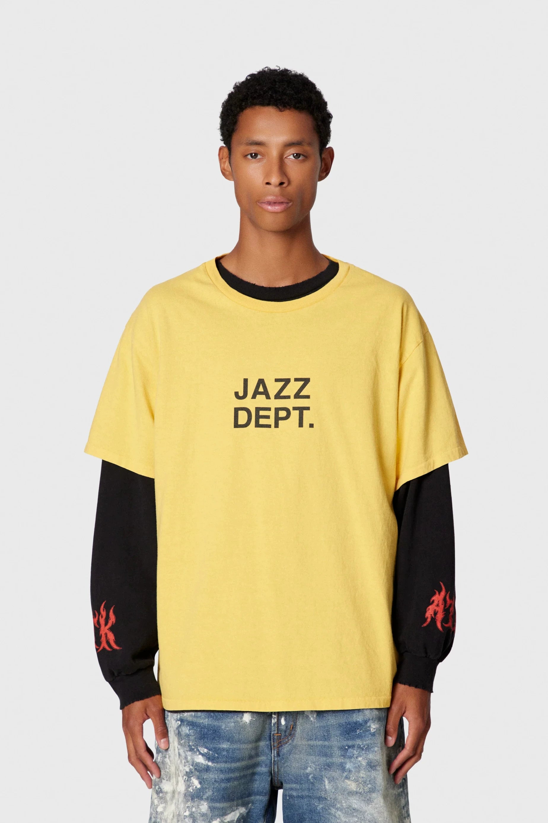 GALLERY DEPT. JAZZY TEE unisex short sleeved T-shirt with letter print