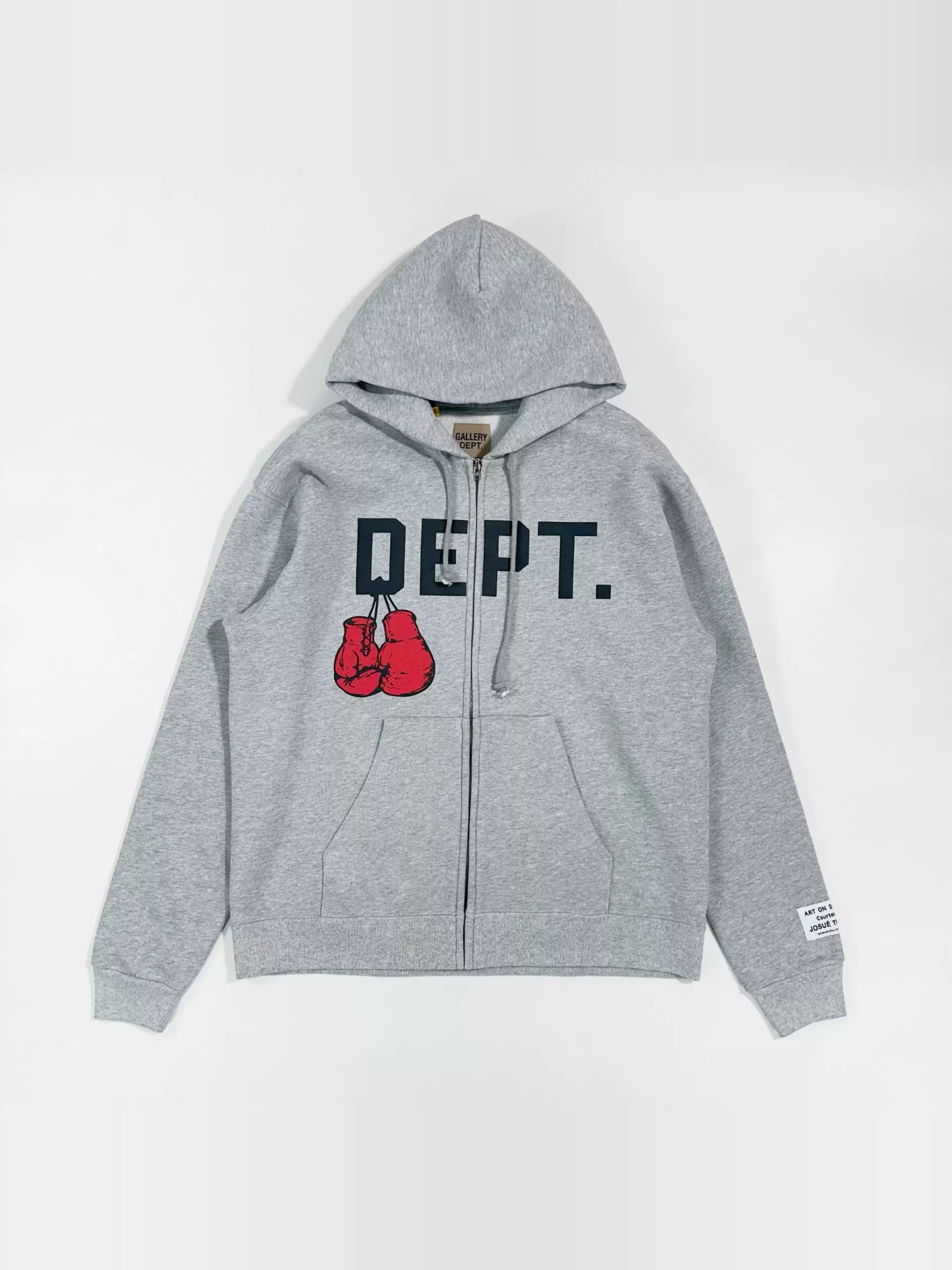 GALLERY DEPT. BOXING MERCH ZIP HOODIE拳击手套拉链卫衣帽衫