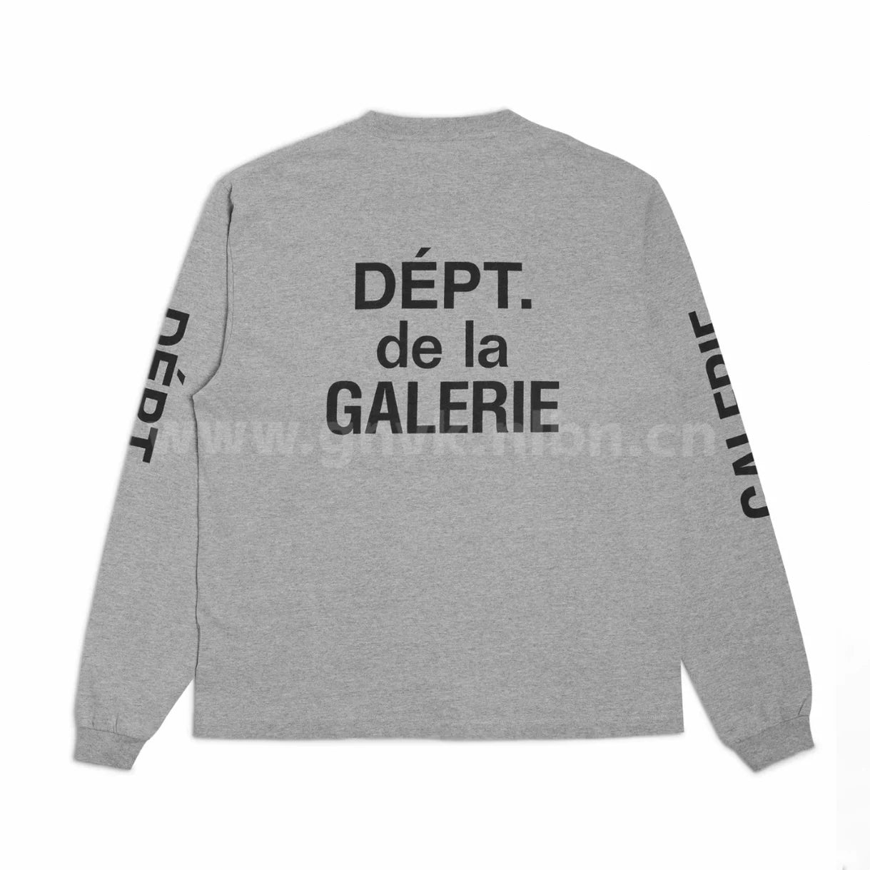 GALLERY DEPT. FRENCH COLOR L/S letter printed unisex long sleeved T-shirt
