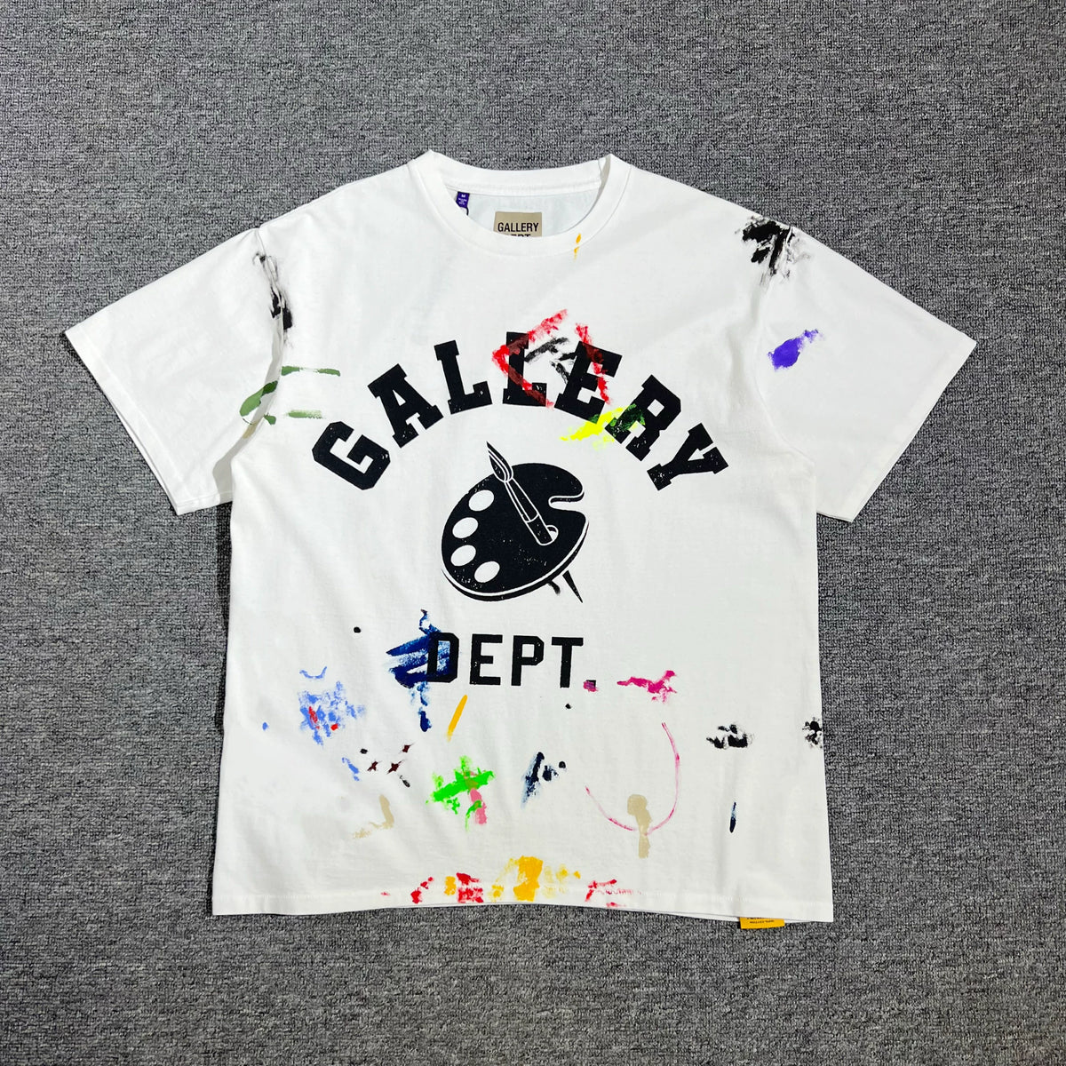 GALLERY DEPT.ART DEPARTMENT TEE调色板泼墨手绘涂鸦高街短袖T恤