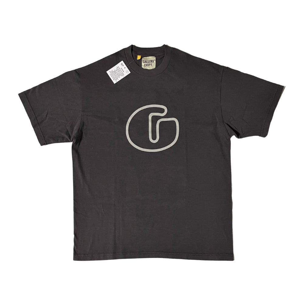 GALLERY DEPT SCREEN DEPOT Vintage Vintage Printed G-letter Short sleeved T-shirt Trendy Men and Women
