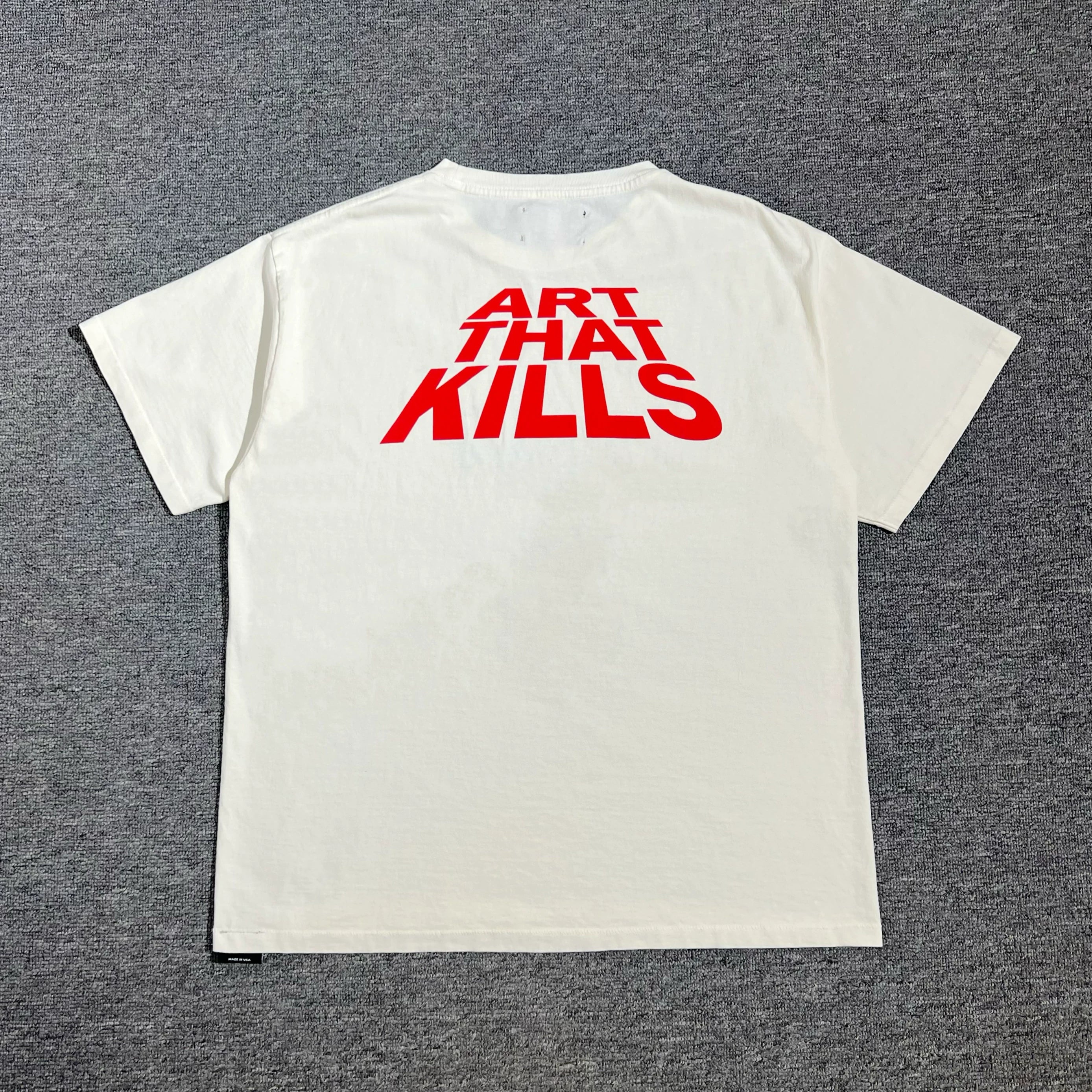 GALLERY DEPT. LONE WOLF TEE Lone Wolf Motorcycle American High Street Laundry Short Sleeve T-shirt