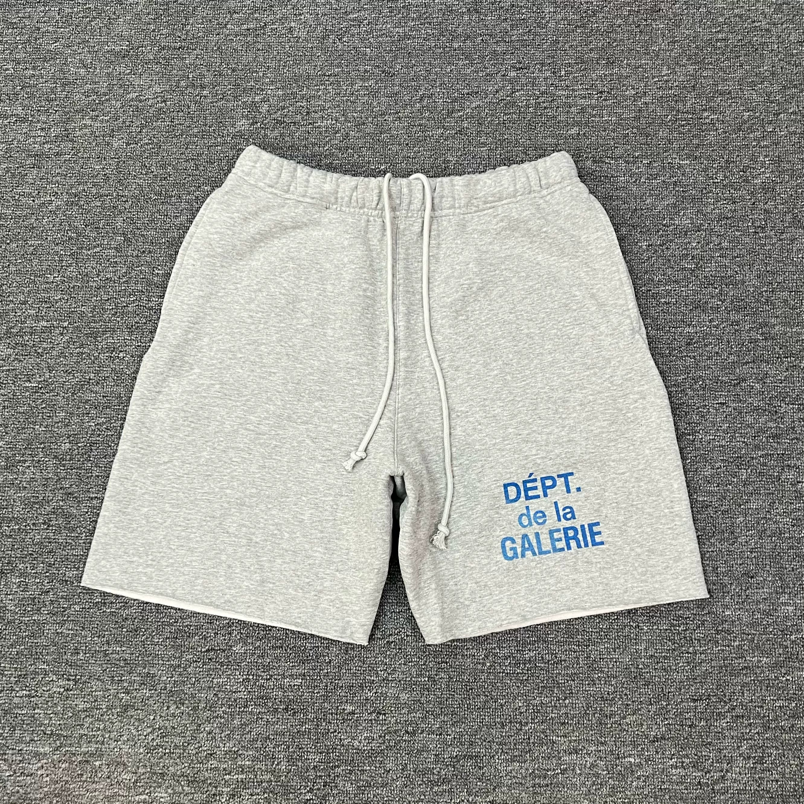 Gallery Dept. French Logo Sweat Shorts French Alphabet Sports Shorts
