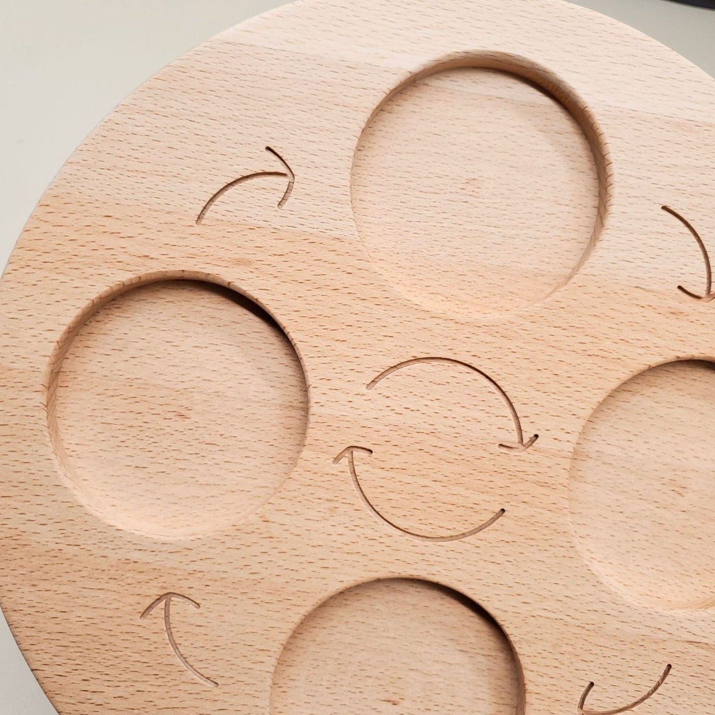 Double-Sided Wooden Life Cycle Board