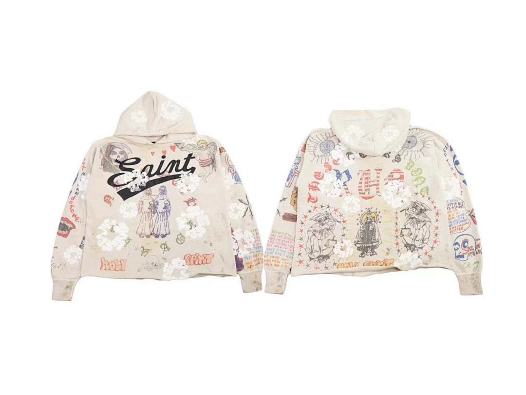 Saint Michael ST126 Full Graphic Collage Hoodie