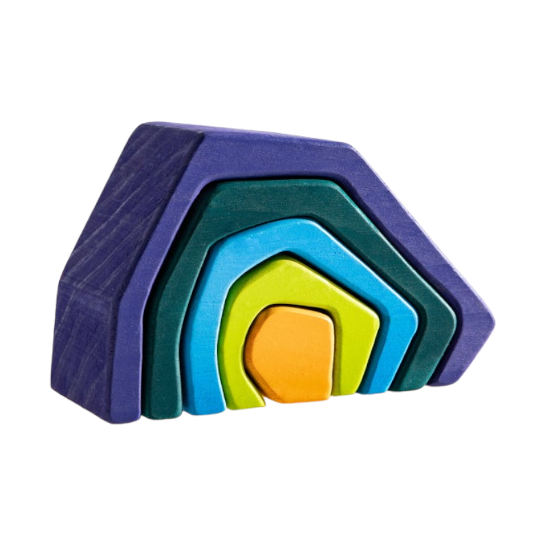 **Pre-order (Ships in 2-3 Weeks)**5-Piece Stone Caves Stacking Block Set