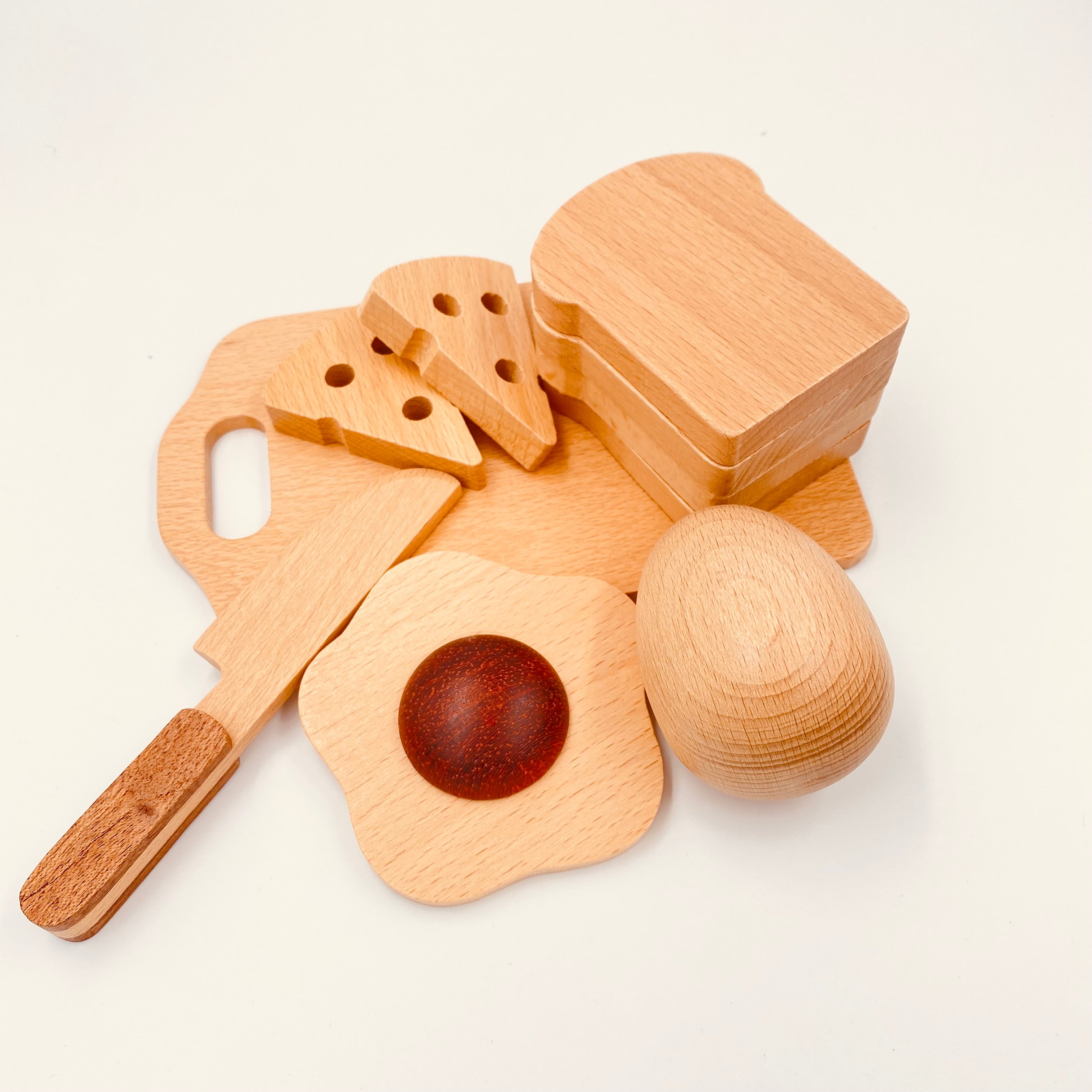 **Pre-order (Ships in 2-3 Weeks)**30 Pcs Wooden Fruits and Vegetables Cutting Playset