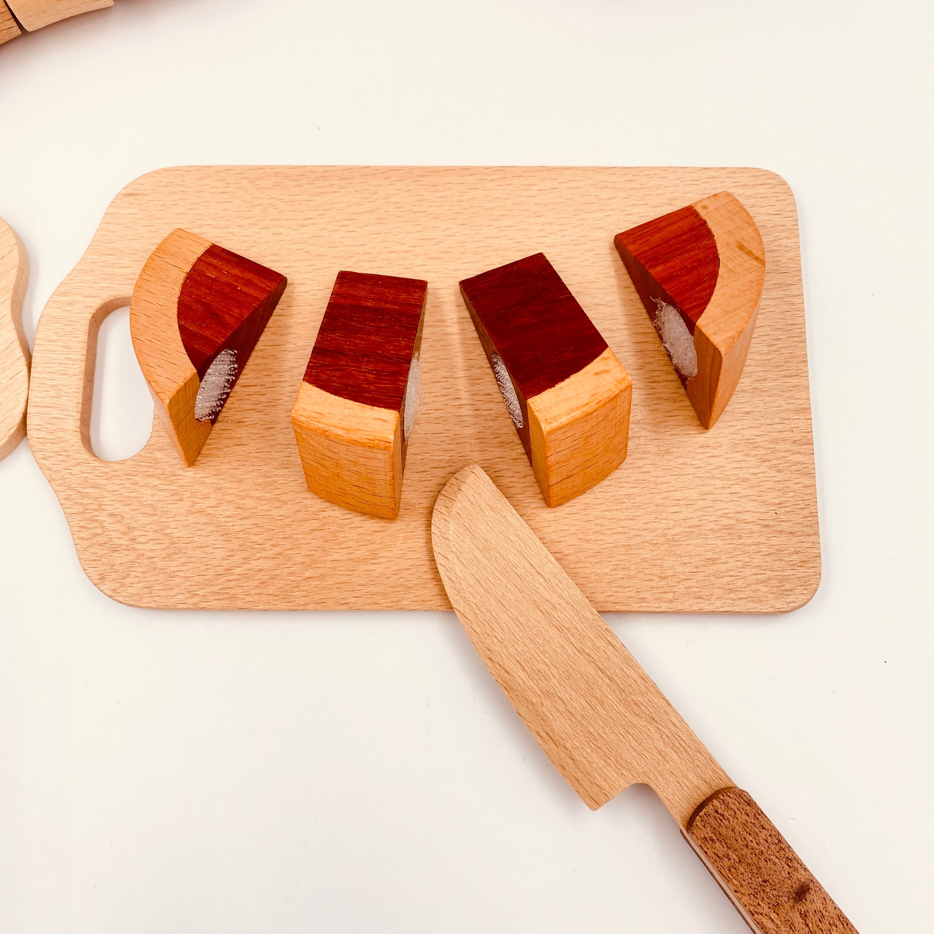 **Pre-order (Ships in 2-3 Weeks)**30 Pcs Wooden Fruits and Vegetables Cutting Playset