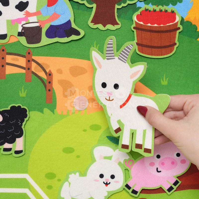Montessori Learning Felt Board