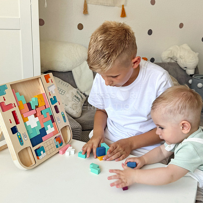 Montessori Wooden Tetris